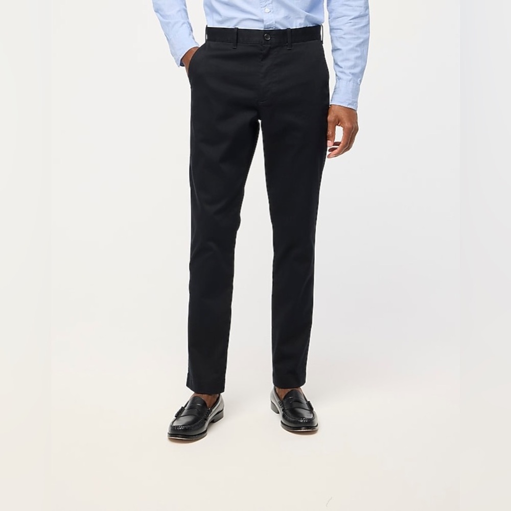 J. Crew Factory Athletic slim fit khaki pant AZ844 Black 40/34